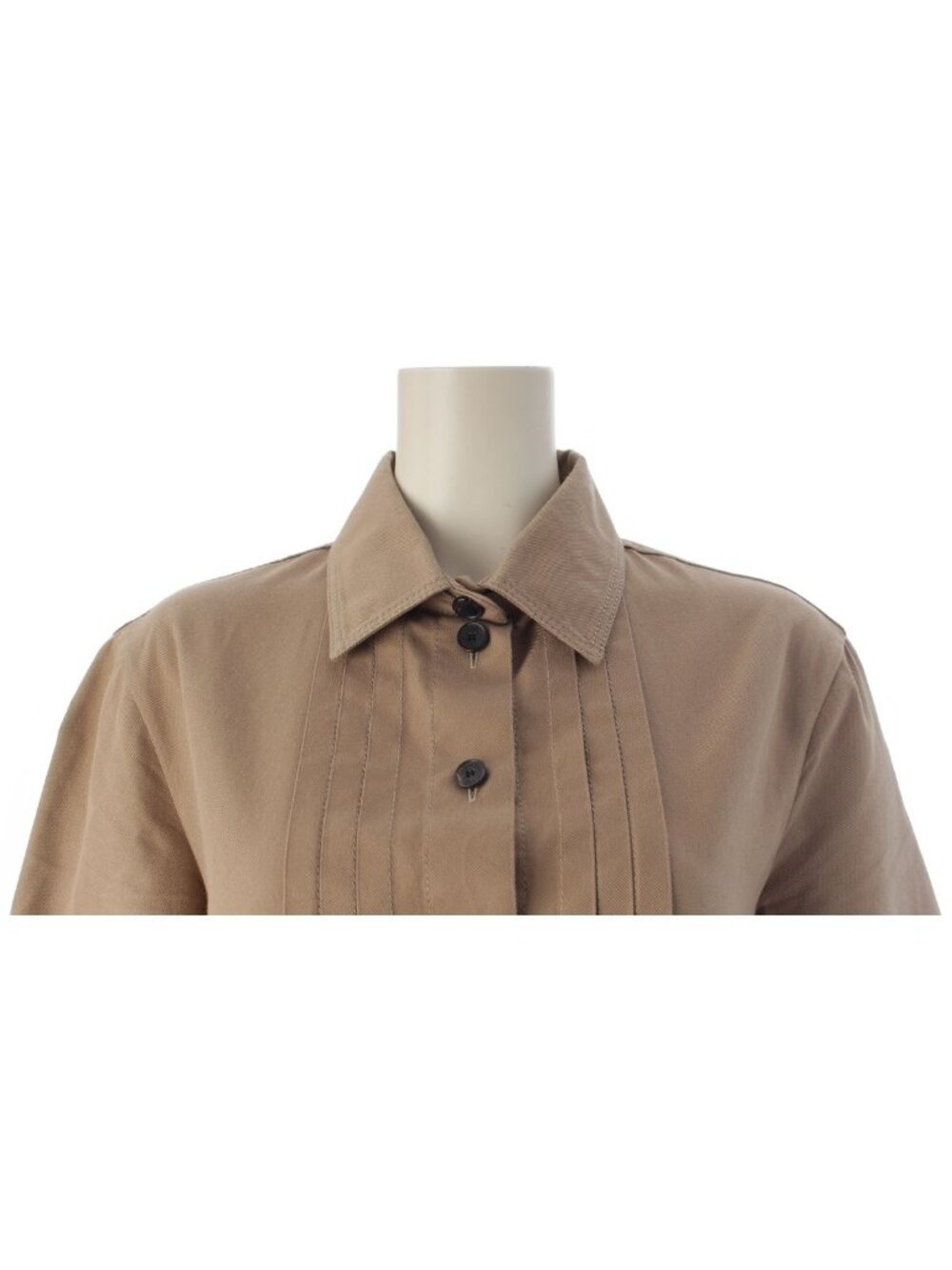 Dior Cotton Logo Belt Short Sleeve Dress Midi Beige 38 - Picture 5 of 10
